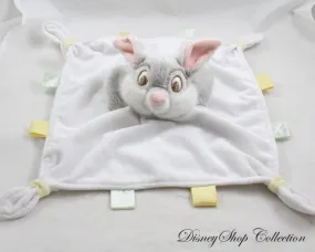 Doudou plat lapin Pan Pan DISNEY STORE blanc marionnette Panpan