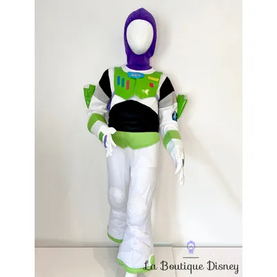 Déguisement Buzz l'éclair Toy Story Disney Store taille 5-6 ans space ranger espace vert blanc