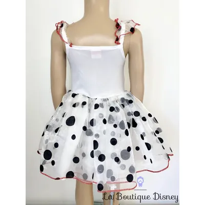 Déguisement Les 101 Dalmatiens Disney Rubies taille 2-3 ans robe blanc pois noirs chien