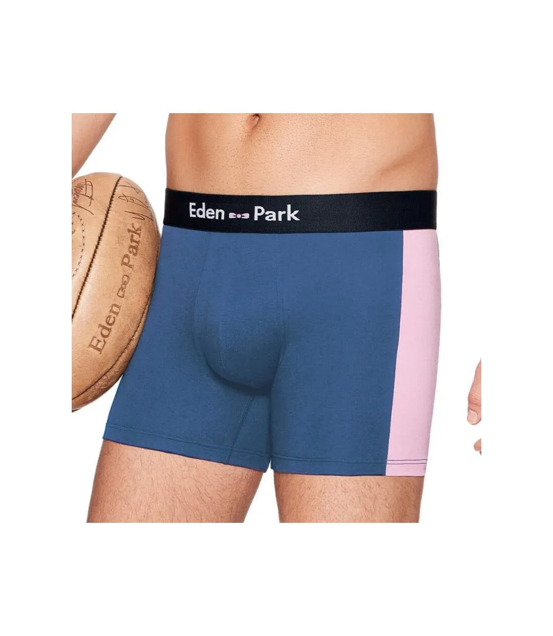 EDEN PARK Boxer Homme Coton BAND Denim