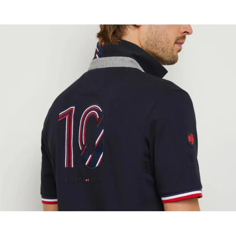 EDEN PARK - MAILLOT BLEU FONCE A LOGO N°10