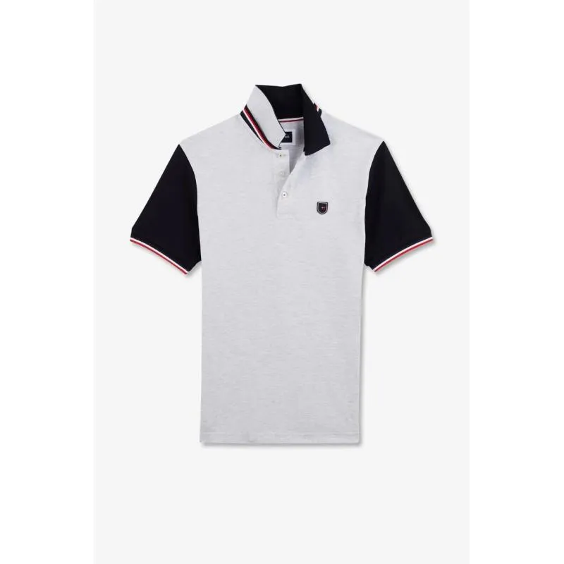 EDEN PARK - Polo colorblock manches courtes