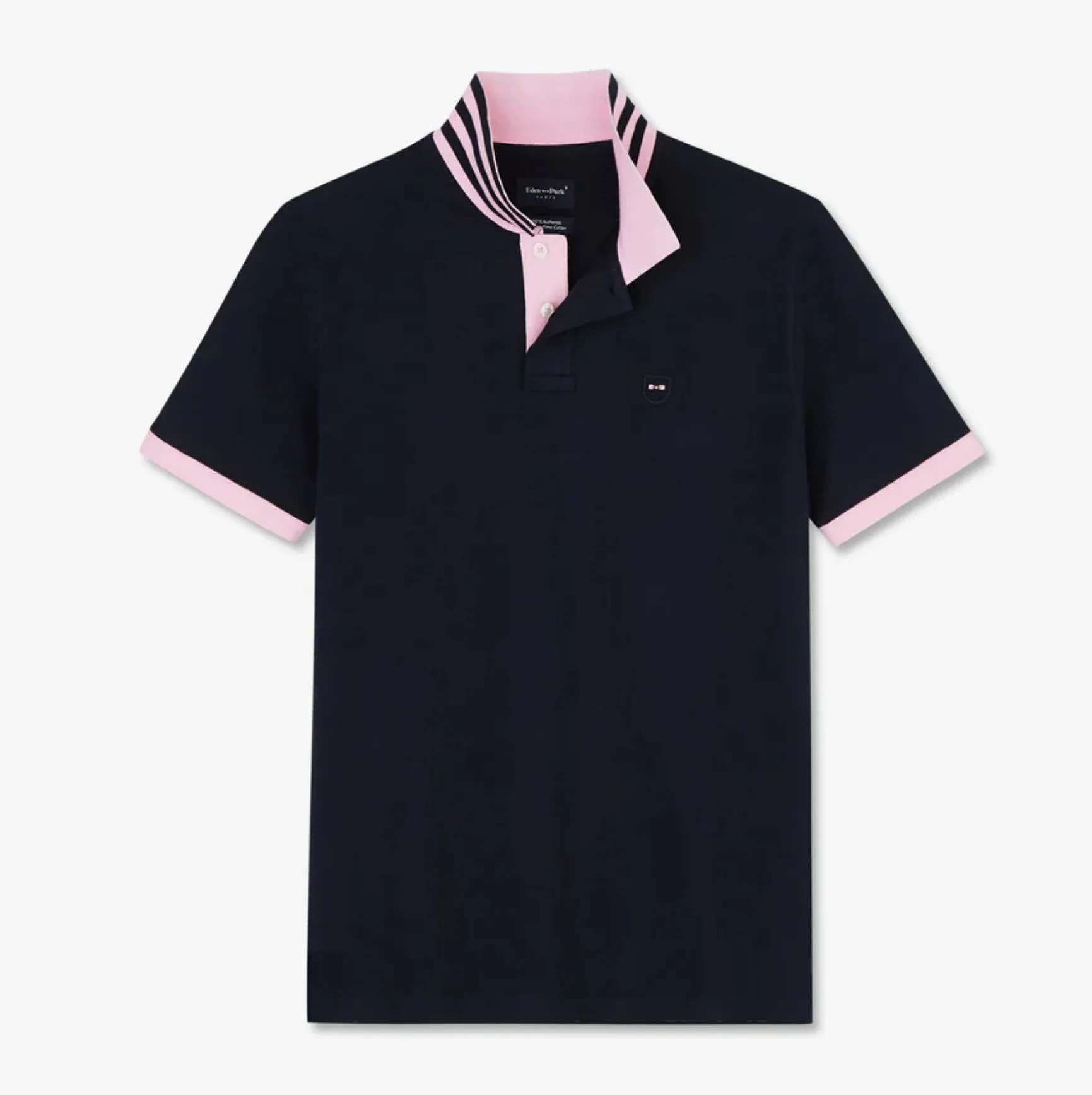 EDEN PARK POLO Marine col rose