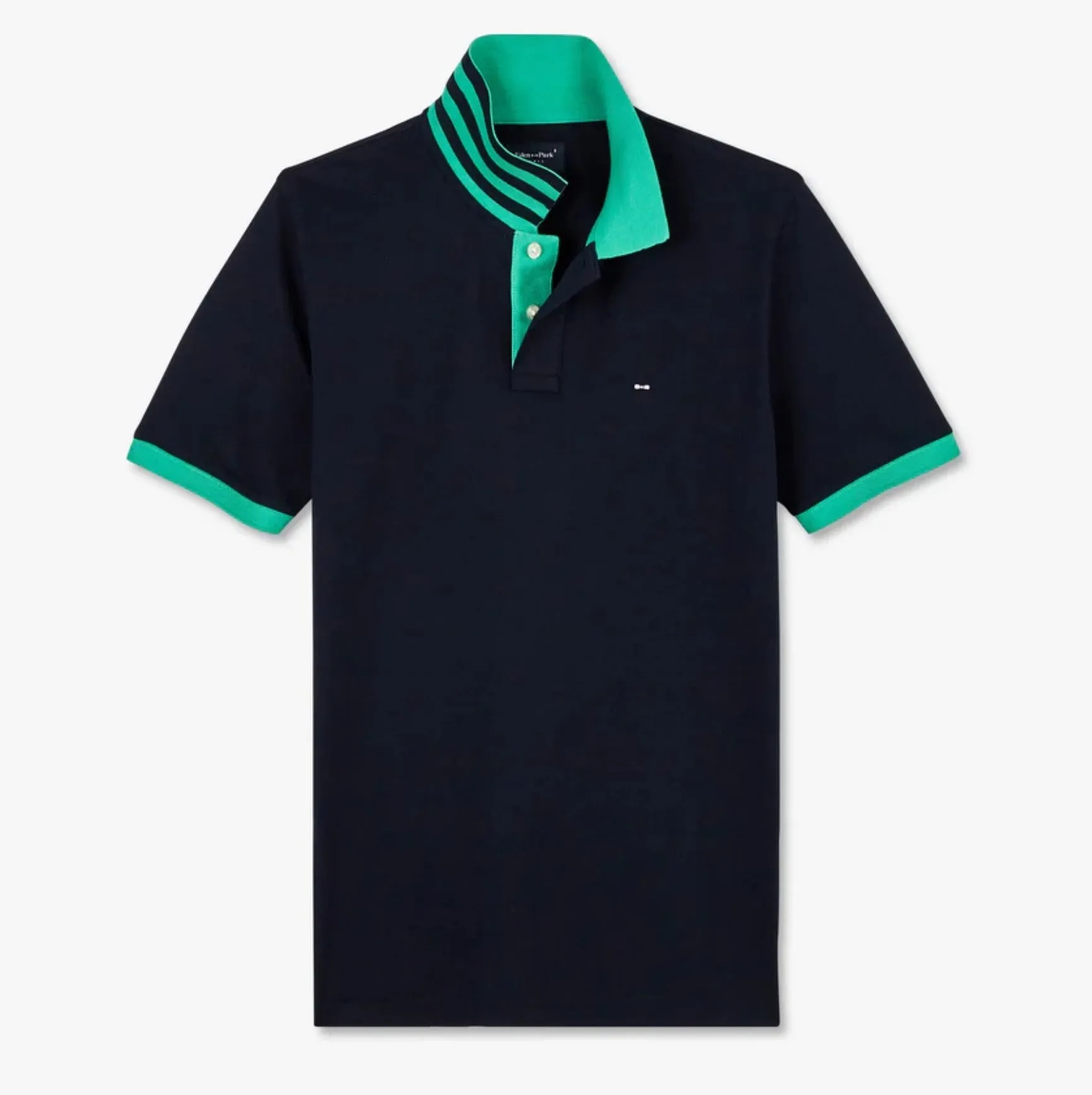 EDEN PARK POLO Marine col vert