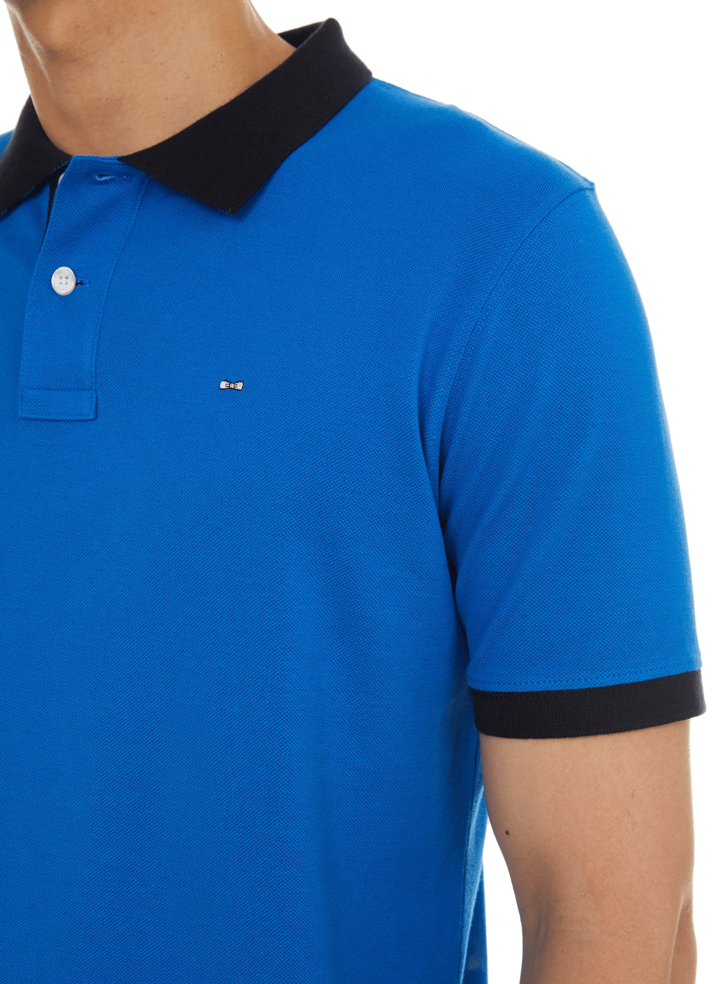 EDEN PARK  Polo uni - Bleu