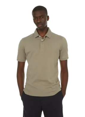 EDEN PARK  Polo uni en coton - Marron