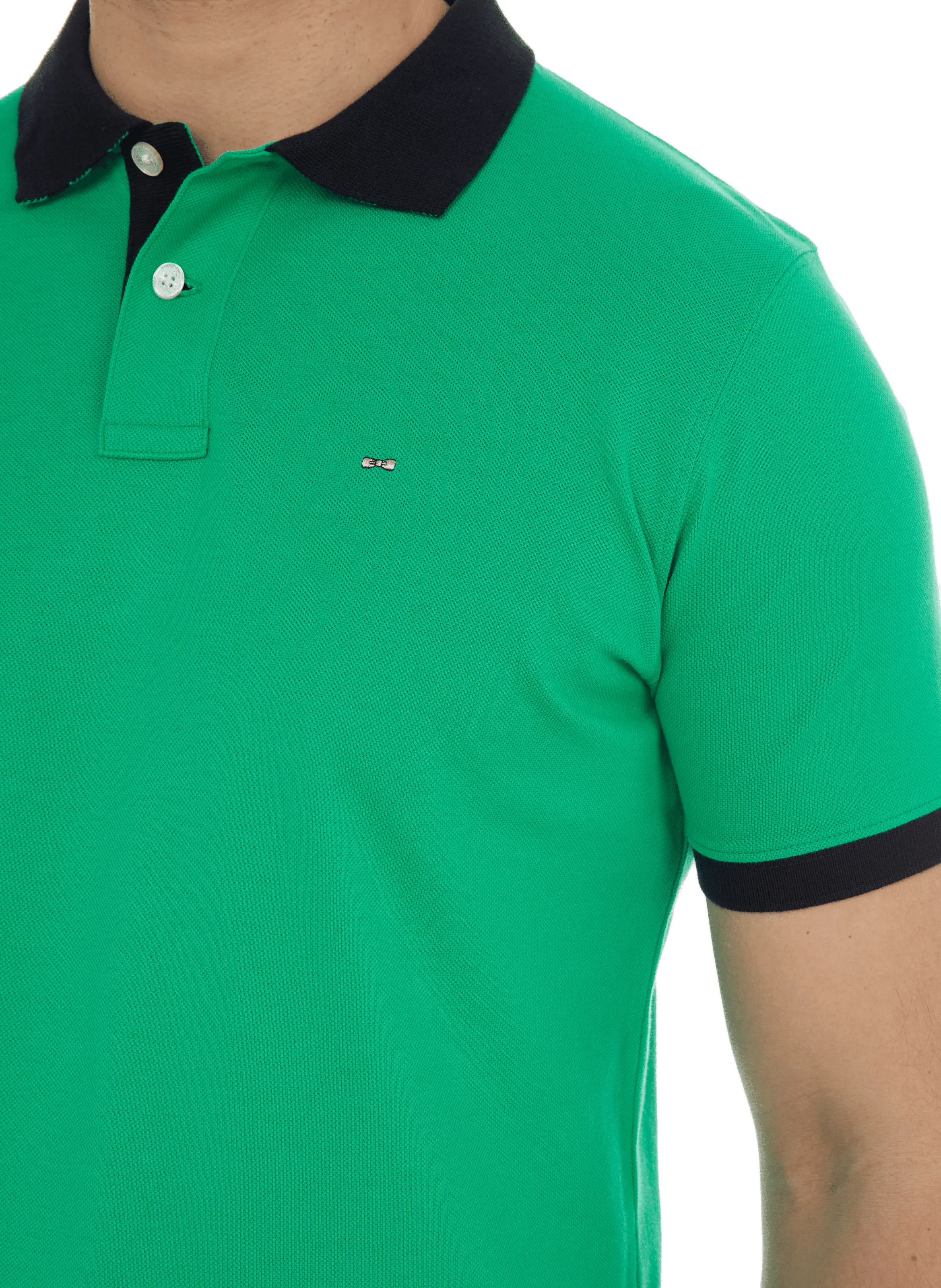 EDEN PARK  Polo uni - Vert