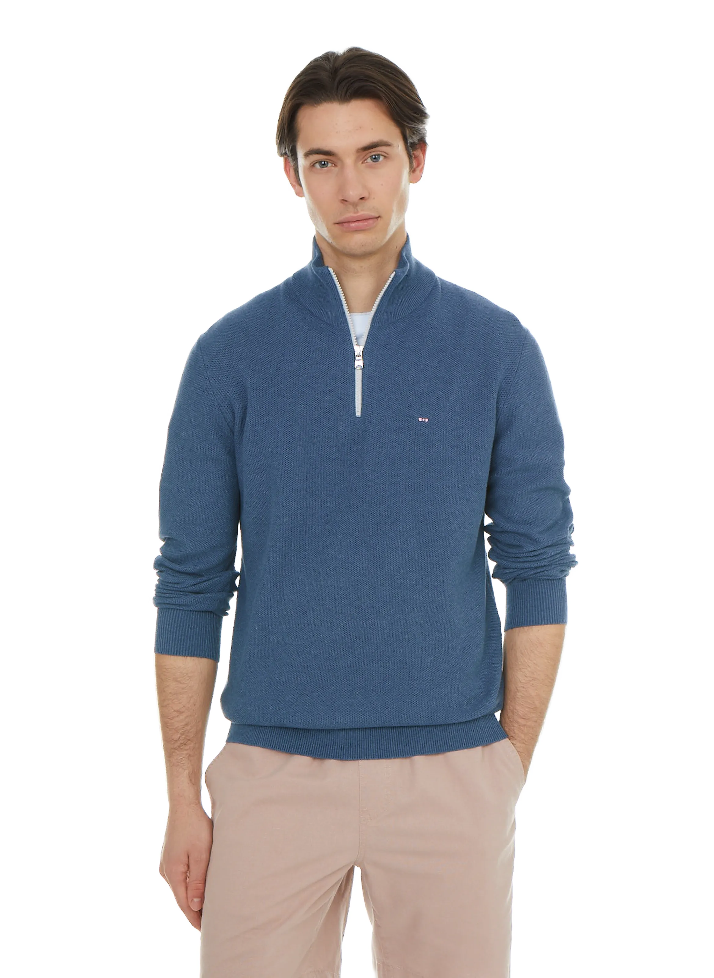 EDEN PARK  Sweat en coton - Bleu