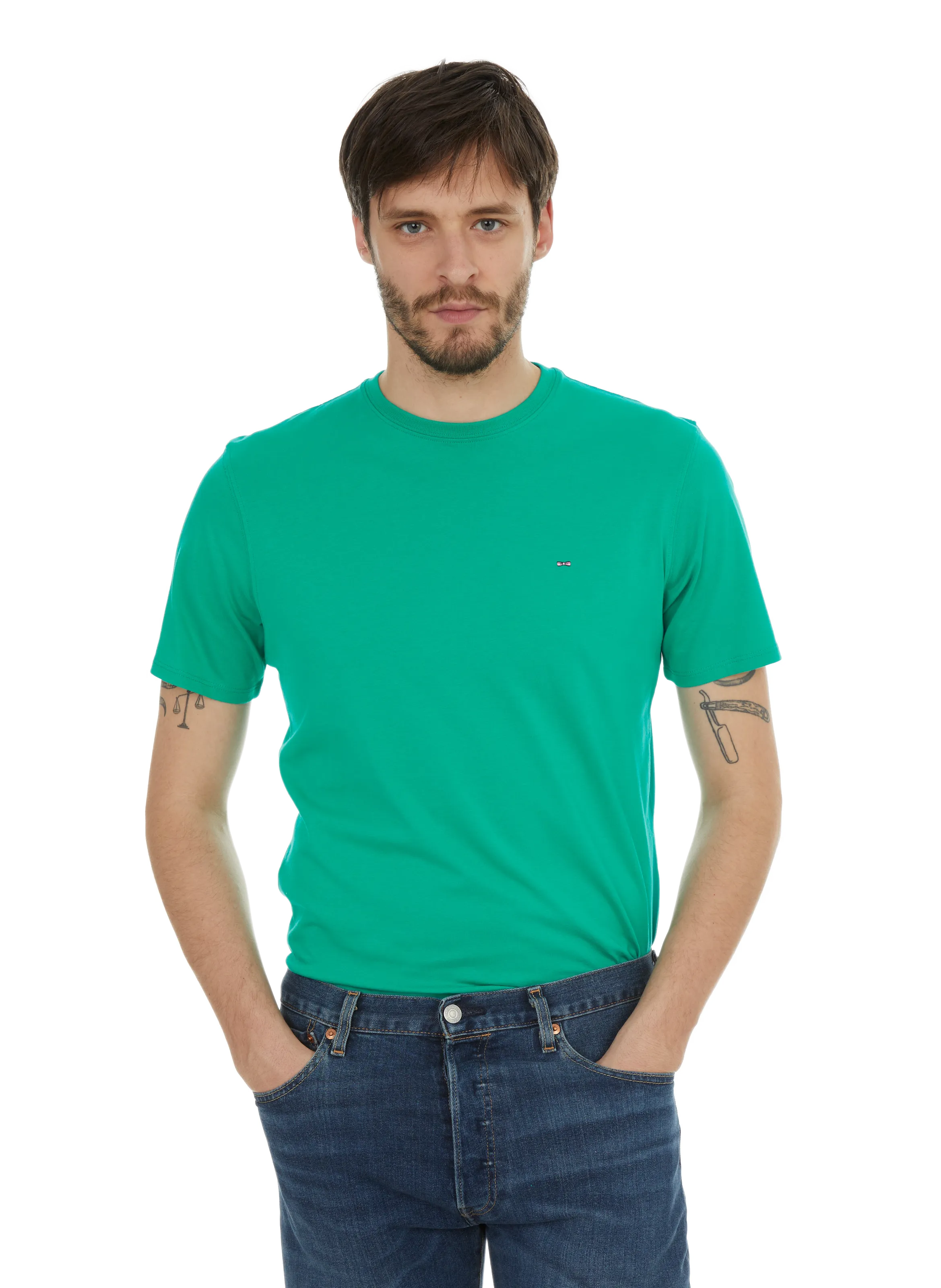 EDEN PARK  T-shirt en coton  - Vert