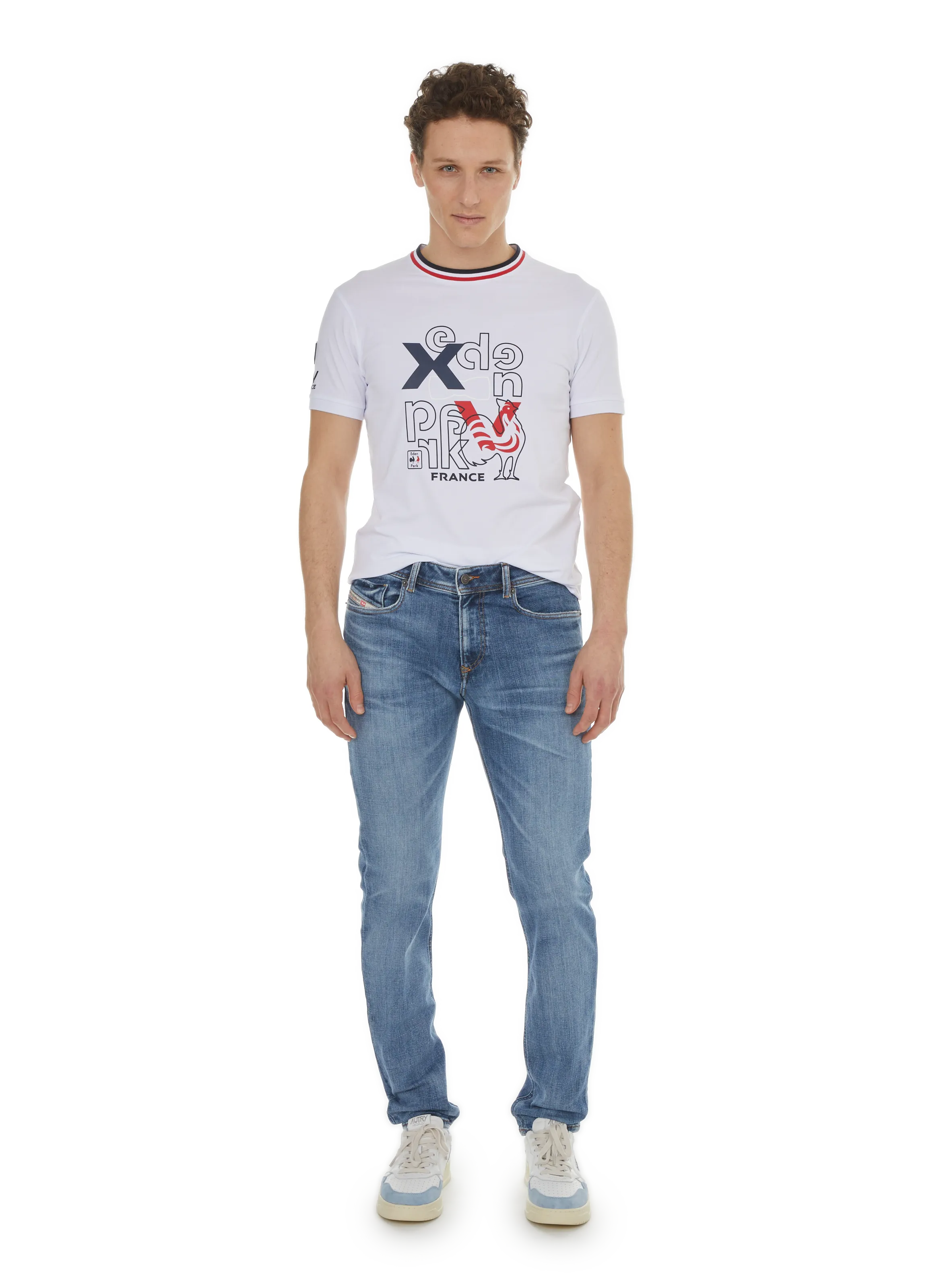 EDEN PARK  T-shirt motif imprimé en coton - Blanc