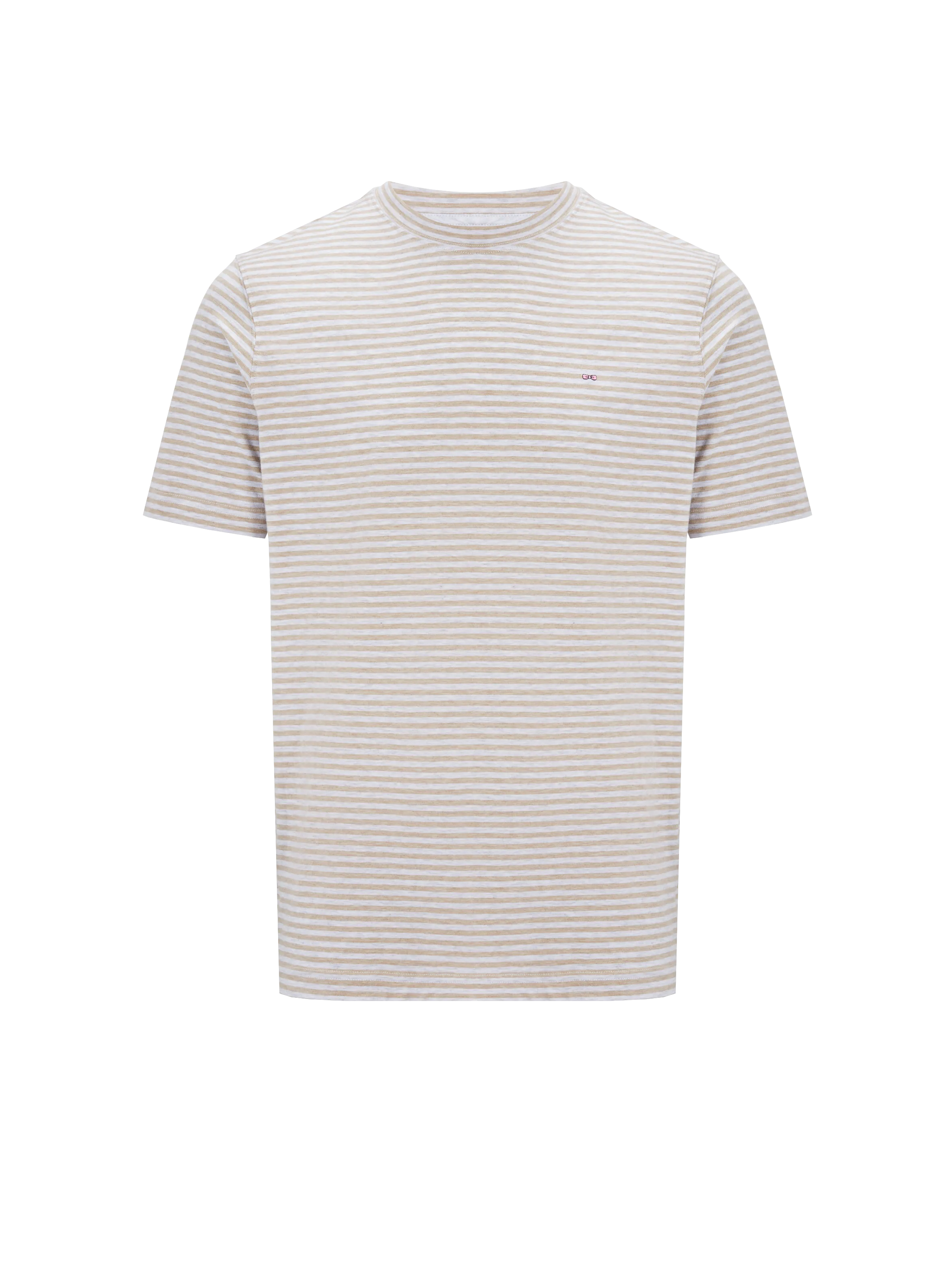 EDEN PARK  T-shirt à rayures en coton - Beige