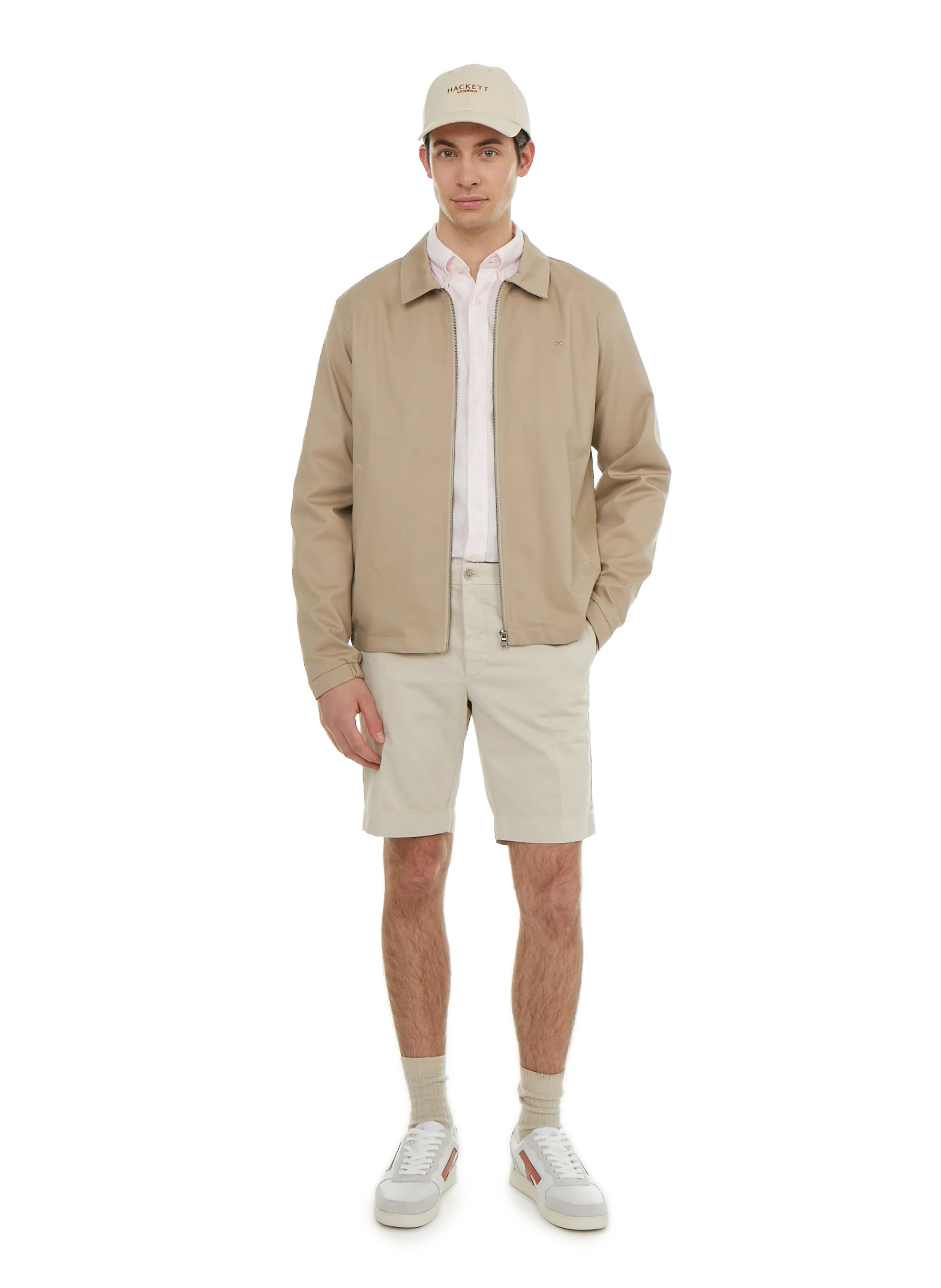 EDEN PARK  Veste unie en coton - Beige