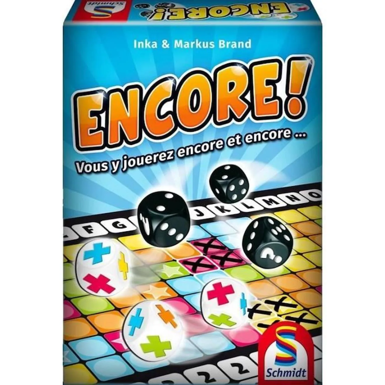 Encore! - Jeux de Société - SCHMIDT SPIELE - Profitez encore et encore de ce jeu de réflexion passionnant ! bleu - Schmidt