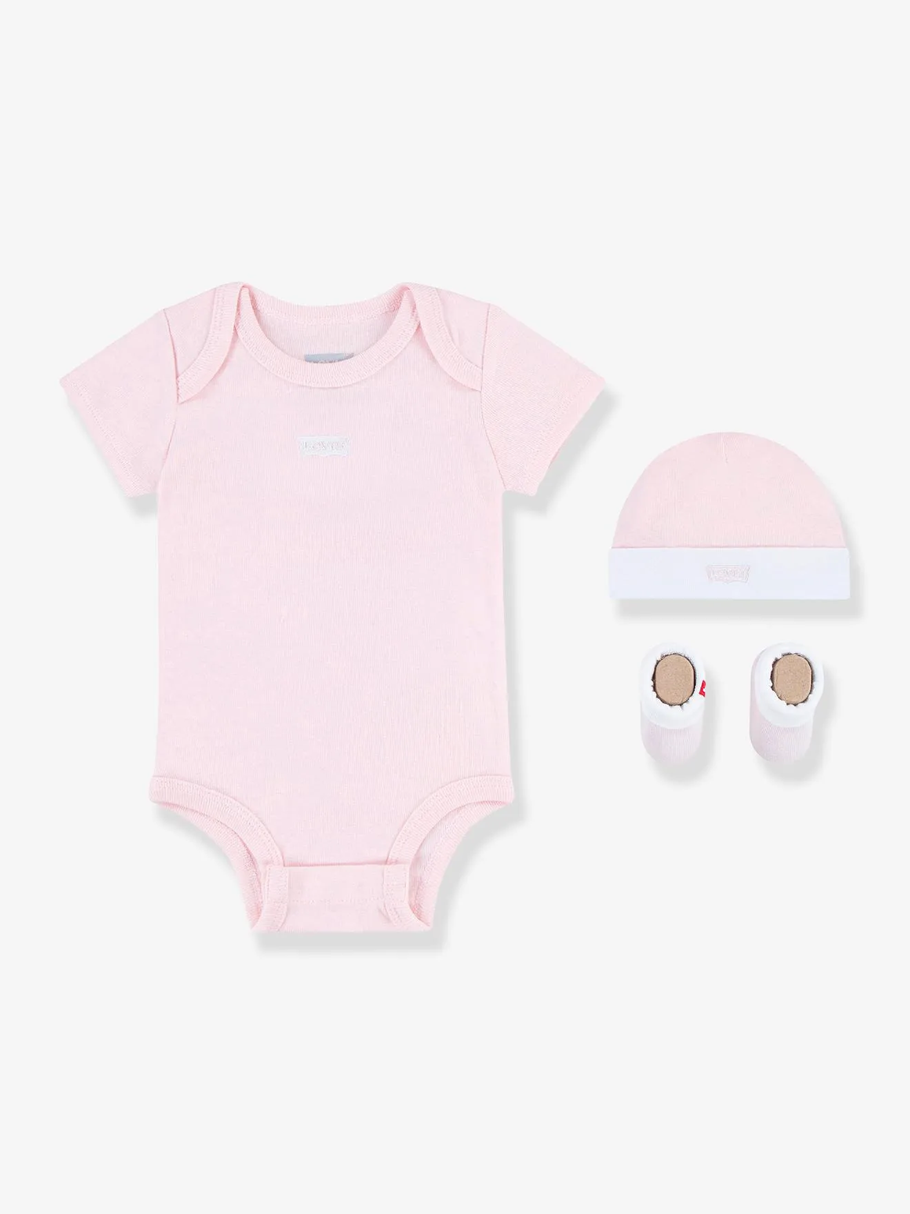 Ensemble 3 pièces bébé Batwin de Levi's® rose pâle - Levi's