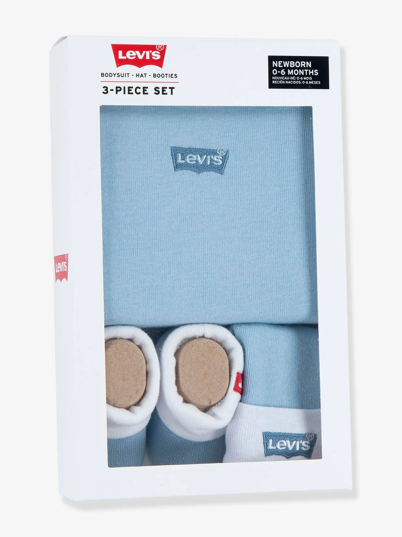 Ensemble 3 pièces bébé Batwin de Levi's® rose pâle - Levi's