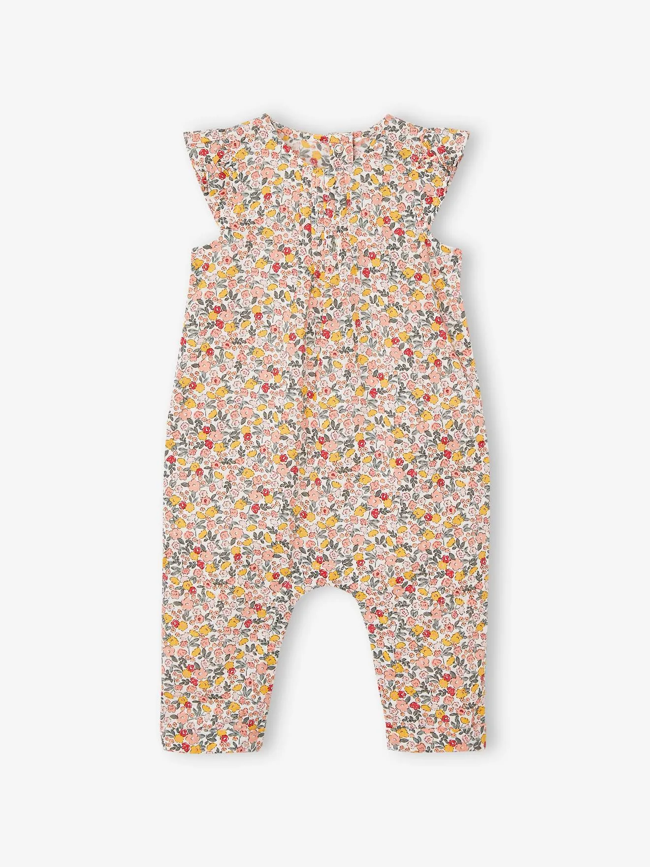 Ensemble combinaison + bandeau imprimés bébé fille rose imprimé - Vertbaudet