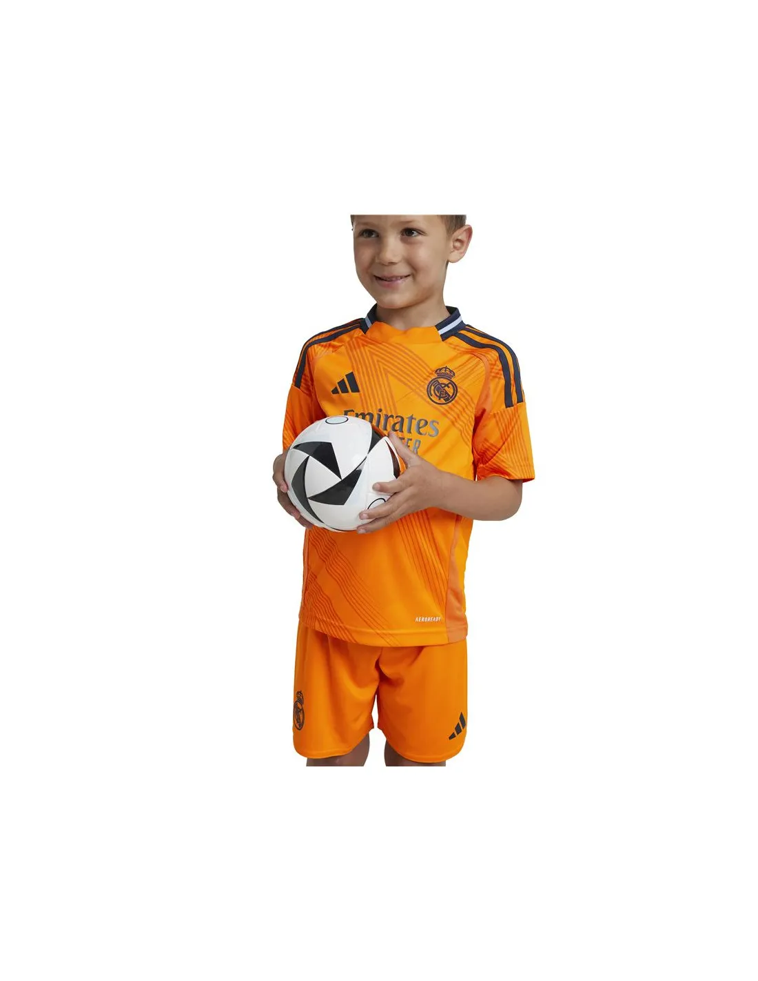 Ensemble Football adidas Enfant de Real Madrid 24/25 Away Orange