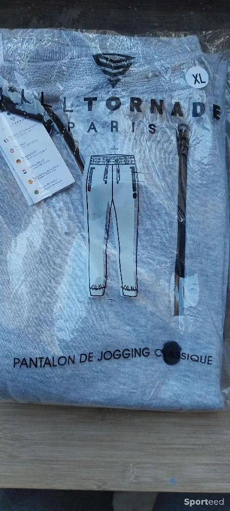 ENSEMBLE JOGGING GRIS BILL TORNADE TAILLE XL neuf Ajouté le : 23/09/2023