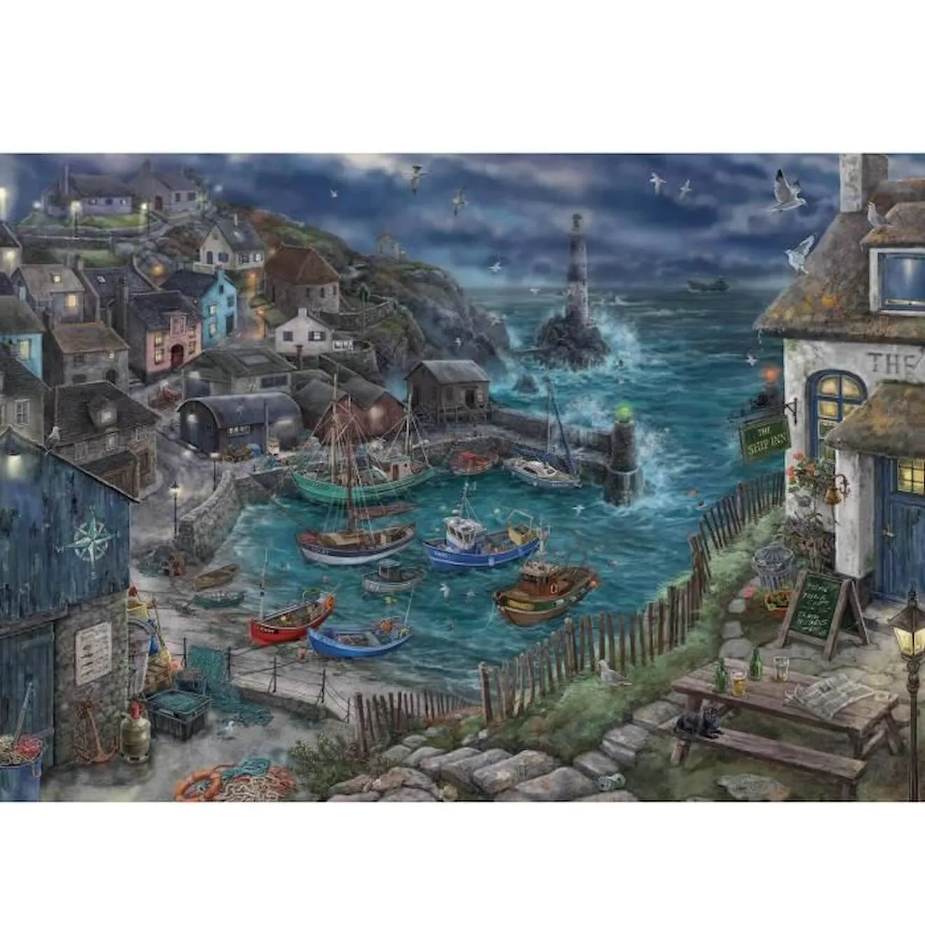 Escape puzzle Le phare - Ravensburger - 759 pièces - Pour adultes et enfants dès 12 ans - Jeu d'évasion bleu - Ravensburger