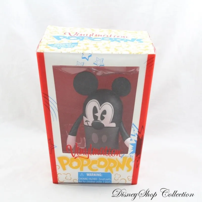 Figurine Vinylmation Mickey DISNEY Popcorns noir et blanc vinyle 16...