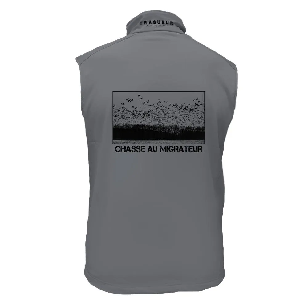 Gilet softshell – Chasse au migrateur