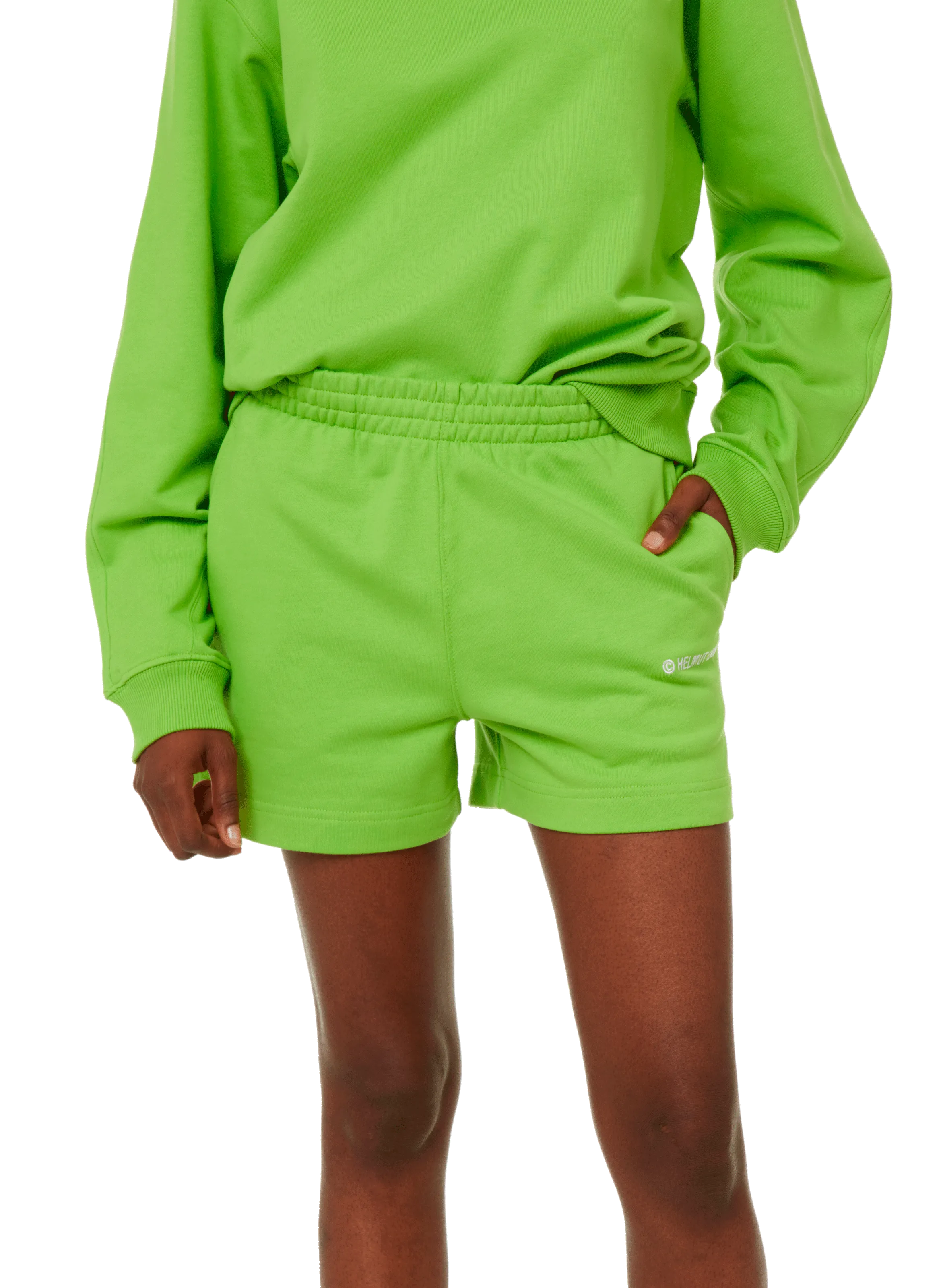 HELMUT LANG  Short en coton - Vert