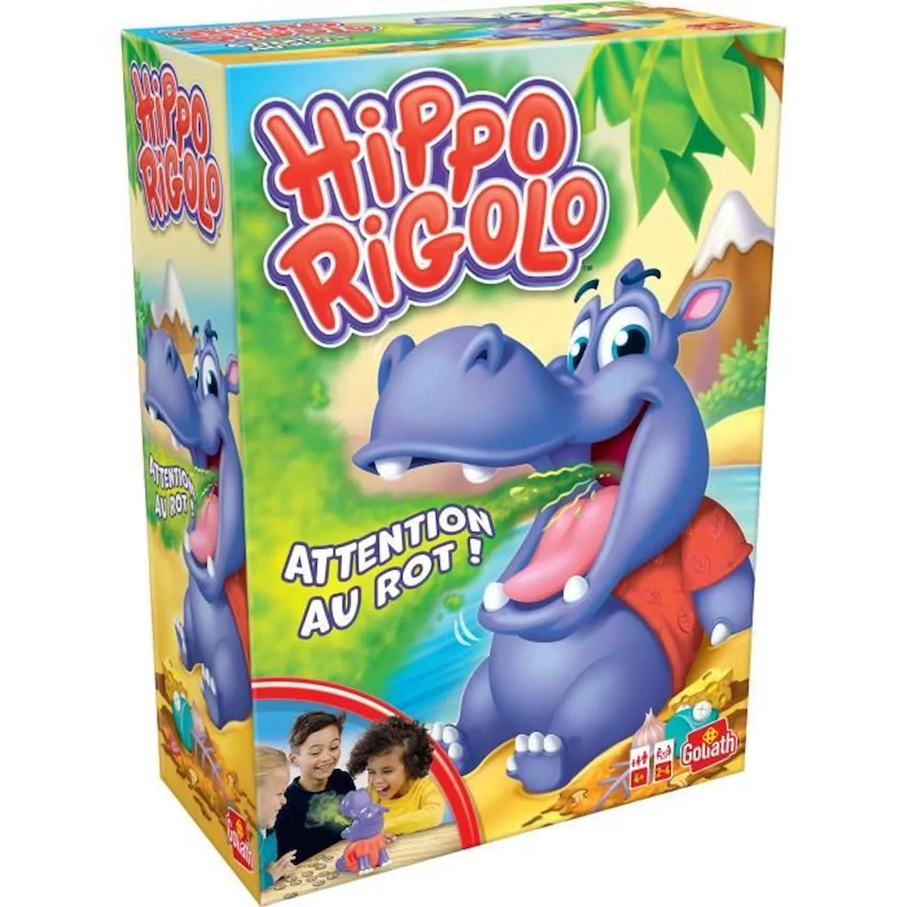 Hippo Rigolo - jeu d'ambiance - GOLIATH bleu - Goliath