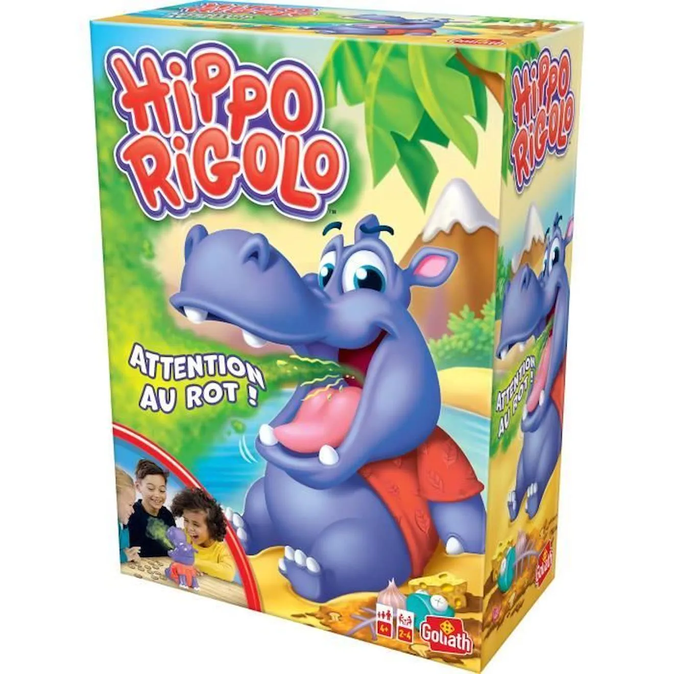 Hippo Rigolo - jeu d'ambiance - GOLIATH bleu - Goliath