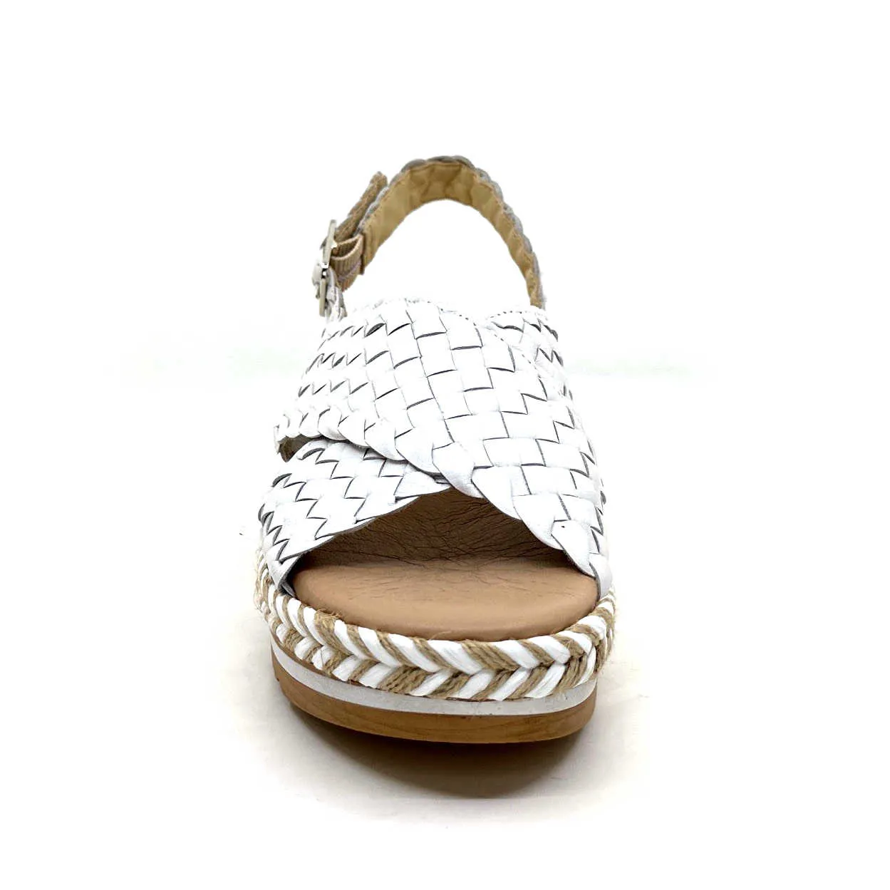 Ivoire 22830 Cuir Tressé Blanc