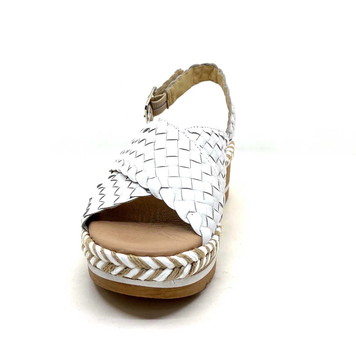 Ivoire 22830 Cuir Tressé Blanc