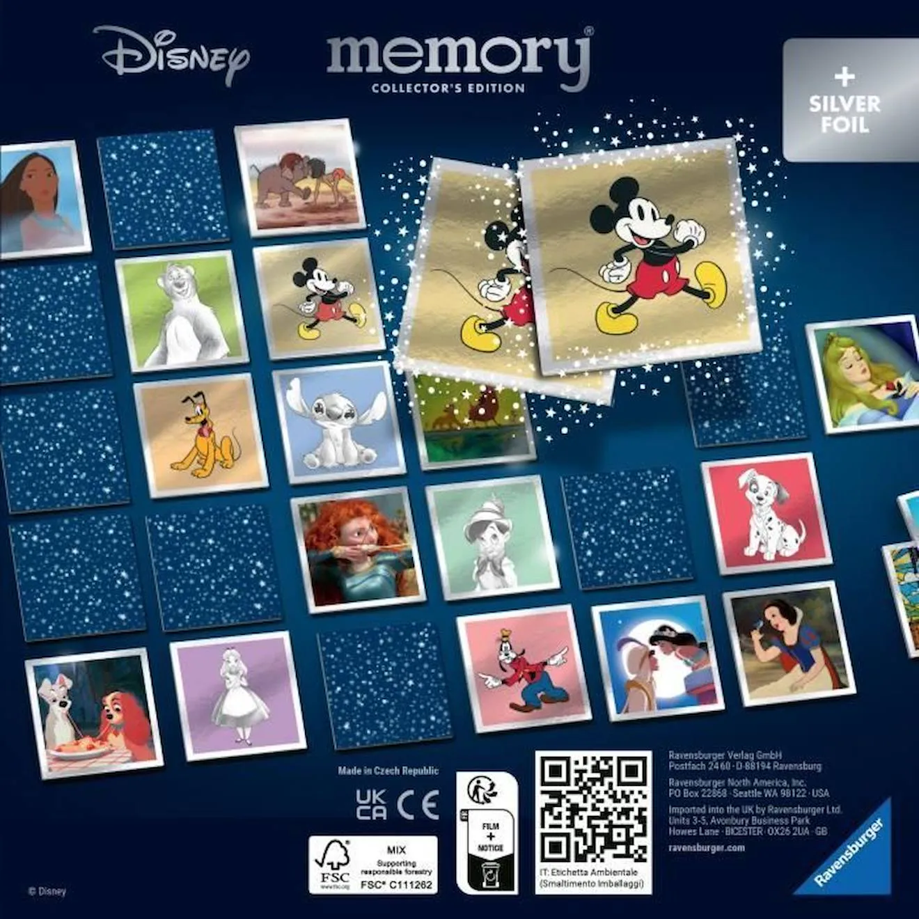 Jeu de mémoire Collectors' memory® Walt Disney - Ravensburger bleu - Ravensburger