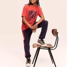 Jogging bleu/rouge 2/8 ans Enfant LEVI'S à prix dégriffé ! | 