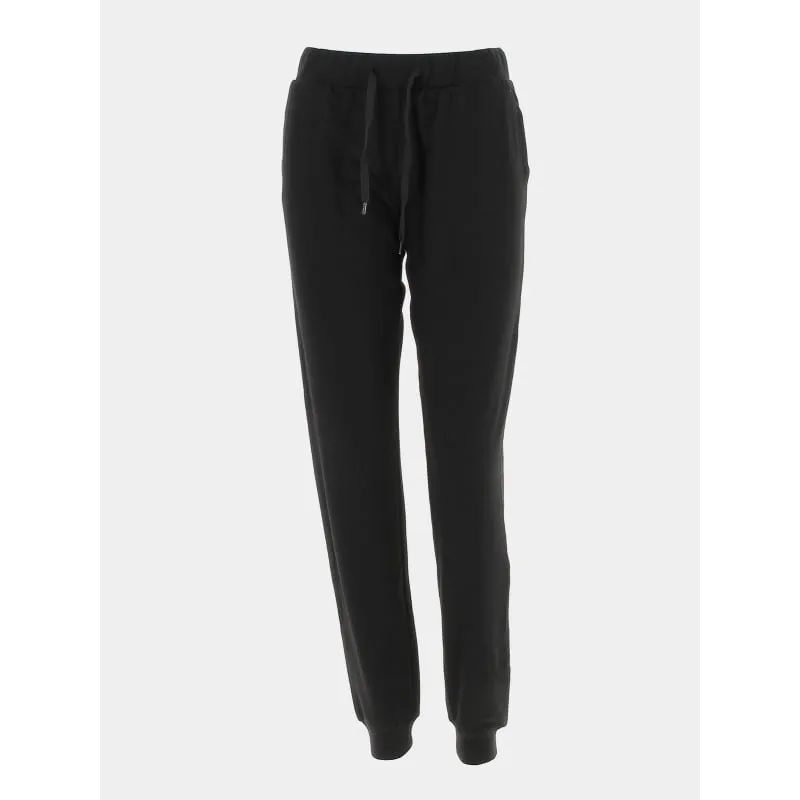 Jogging droit dreen imprimé noir femme - Sun Valley | wimod