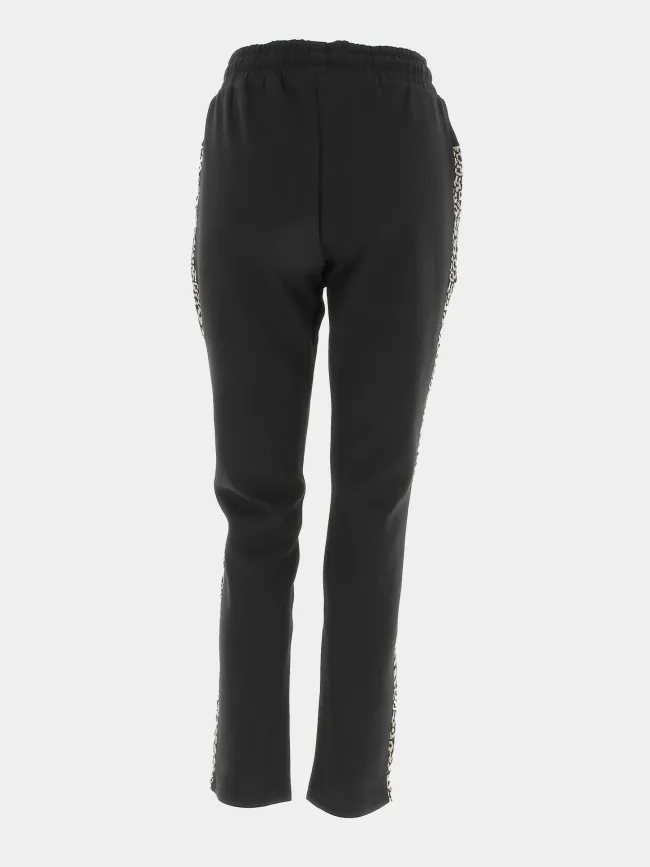 Jogging droit dreen imprimé noir femme - Sun Valley | wimod