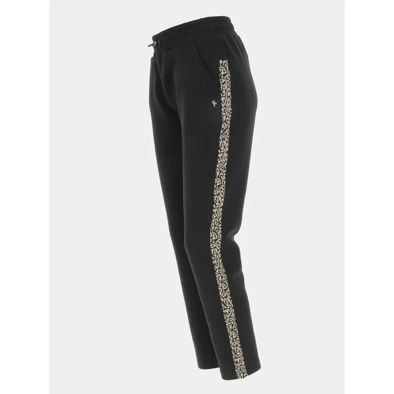 Jogging droit dreen imprimé noir femme - Sun Valley | wimod