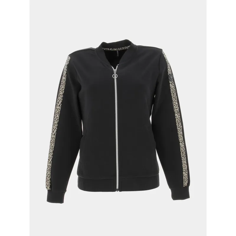 Jogging droit dreen imprimé noir femme - Sun Valley | wimod