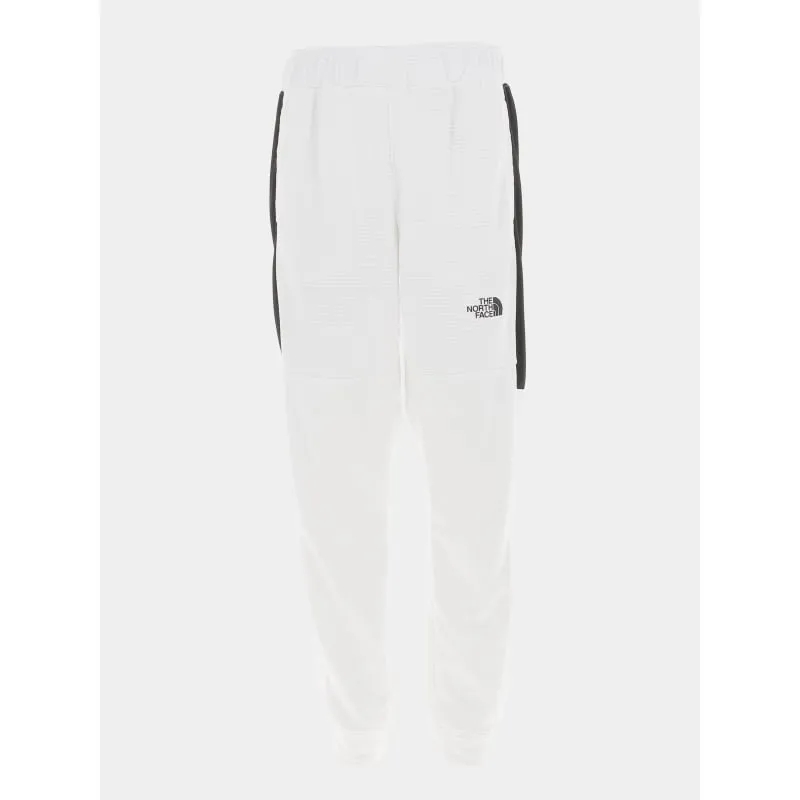 Jogging fleece côtelé blanc noir homme - The North Face | wimod