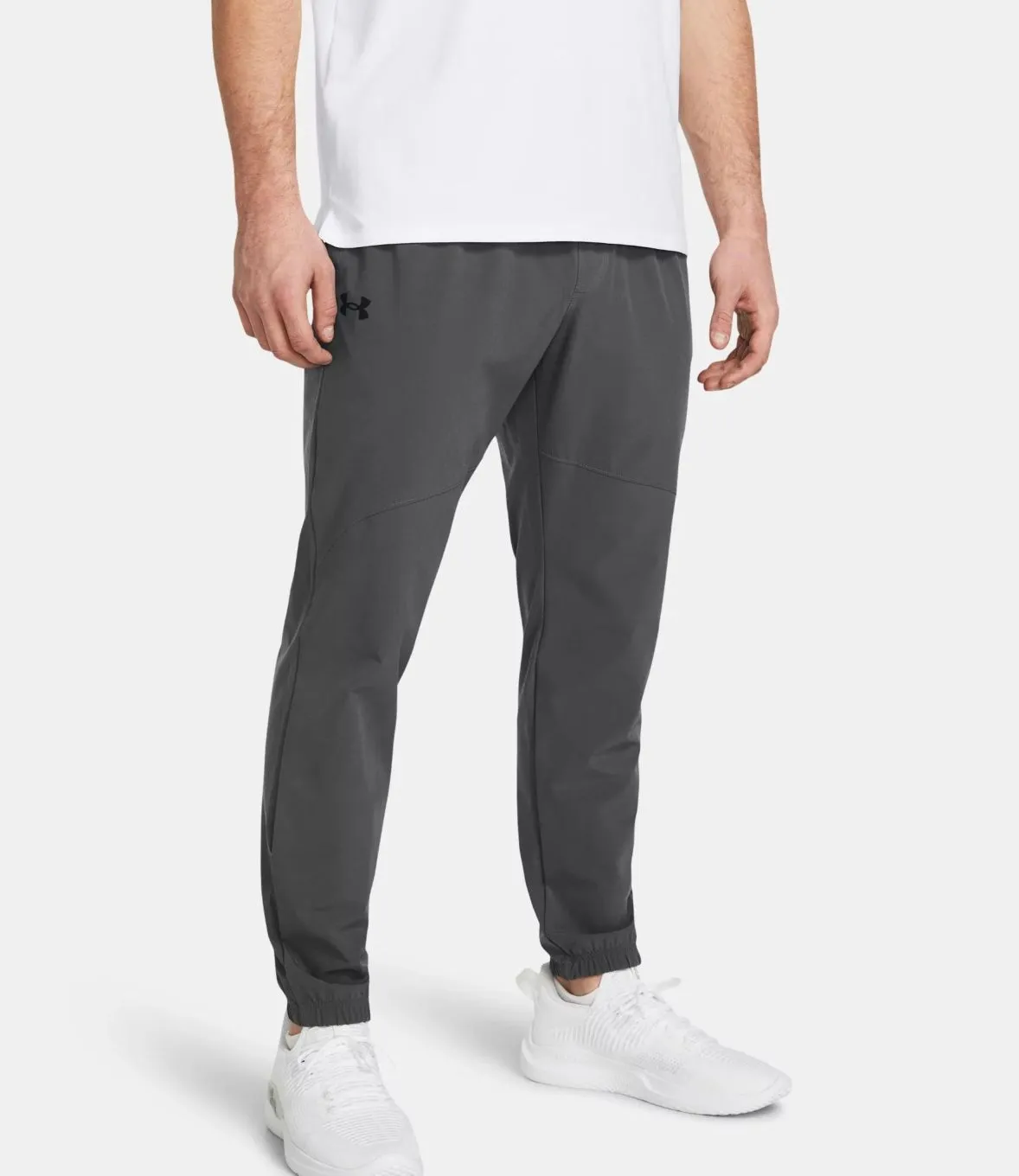 Jogging homme UA Stretch Woven - Gris Pierre - Under Armour