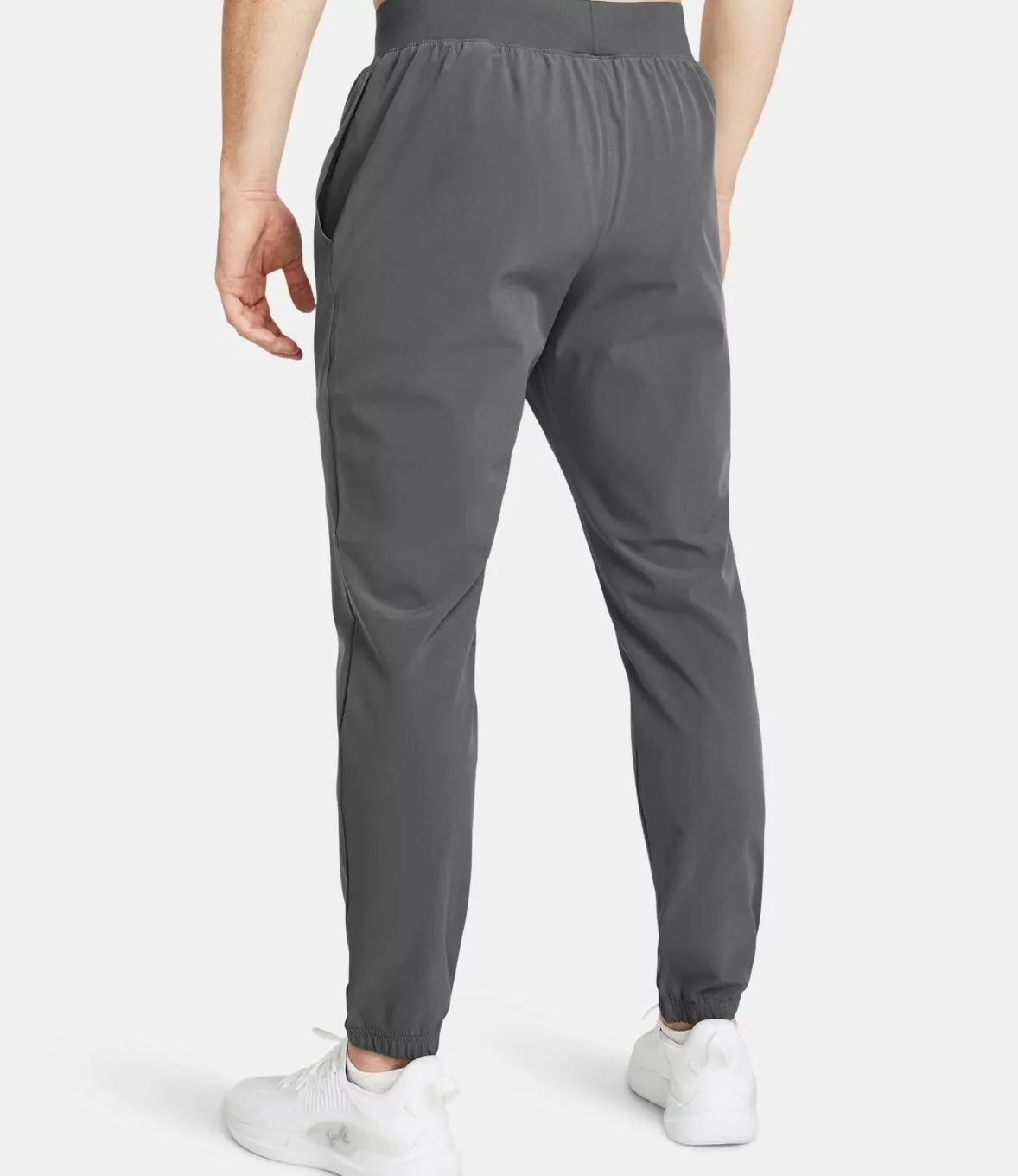 Jogging homme UA Stretch Woven - Gris Pierre - Under Armour