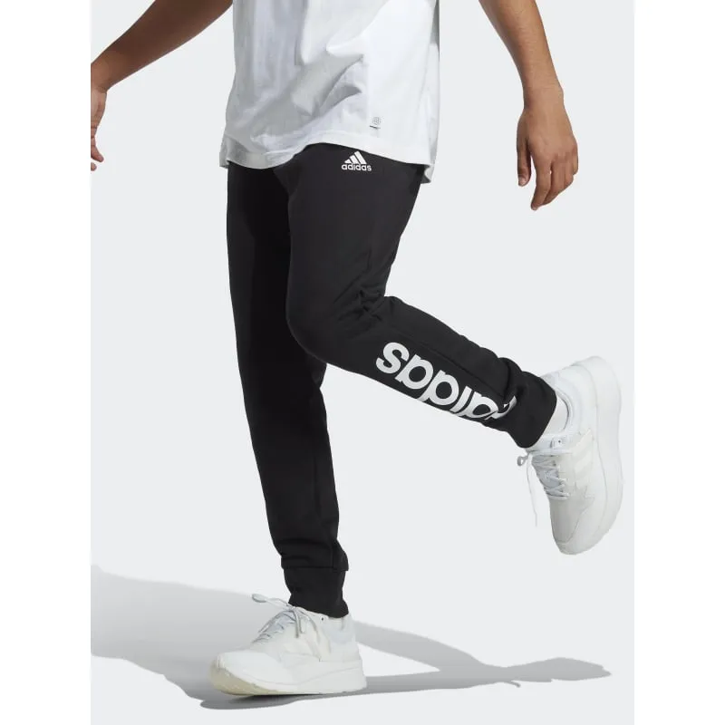 Jogging linear logo blanc noir homme - Adidas | wimod