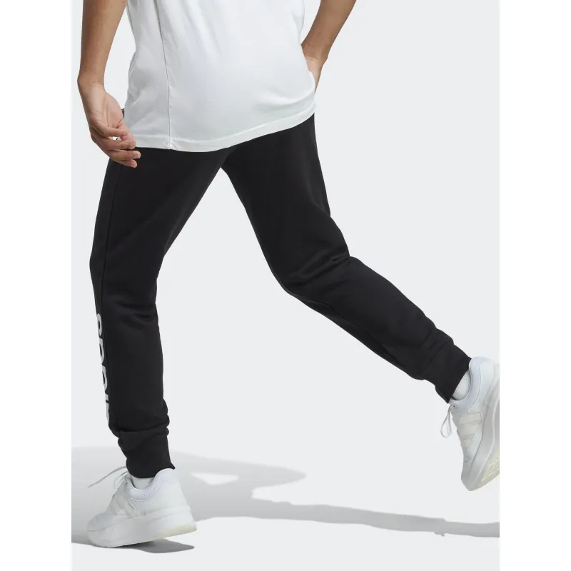 Jogging linear logo blanc noir homme - Adidas | wimod