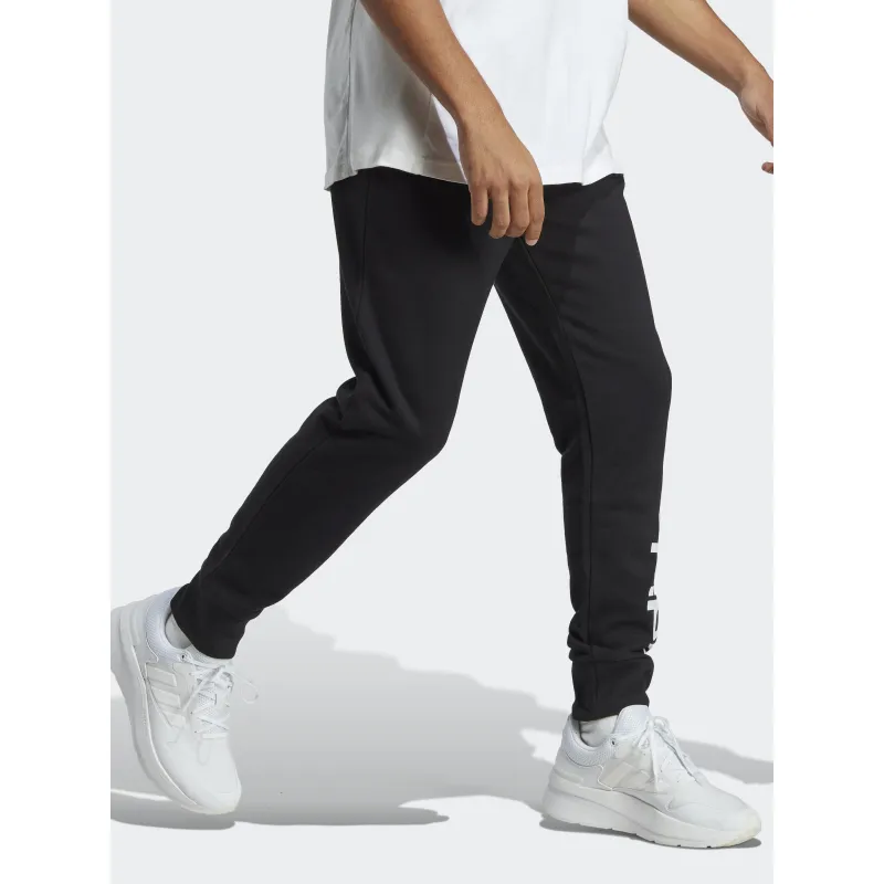 Jogging linear logo blanc noir homme - Adidas | wimod