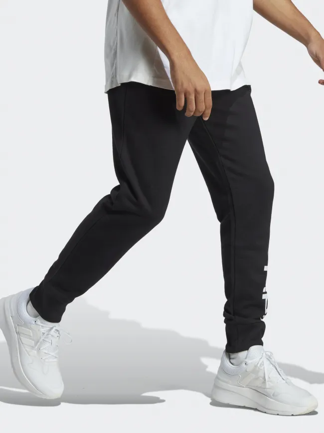 Jogging linear logo blanc noir homme - Adidas | wimod