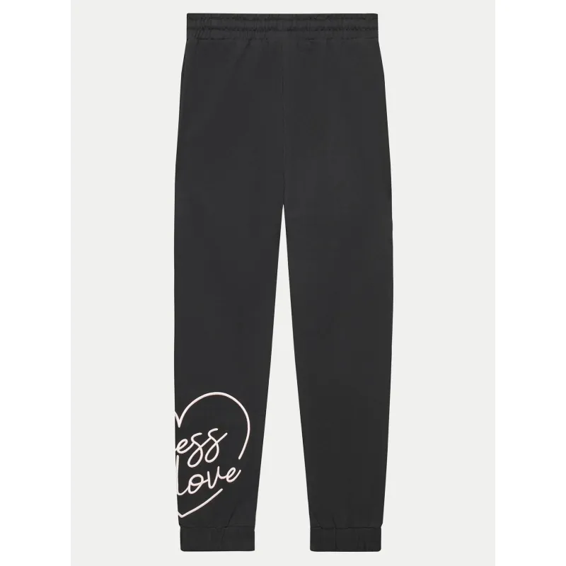 Jogging logo brodé active noir fille - Guess | wimod