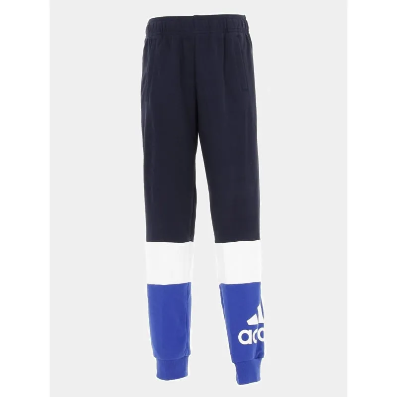 Jogging sport big logo bleu garçon - Adidas | wimod