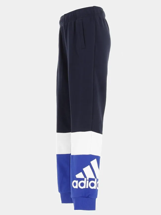 Jogging sport big logo bleu garçon - Adidas | wimod