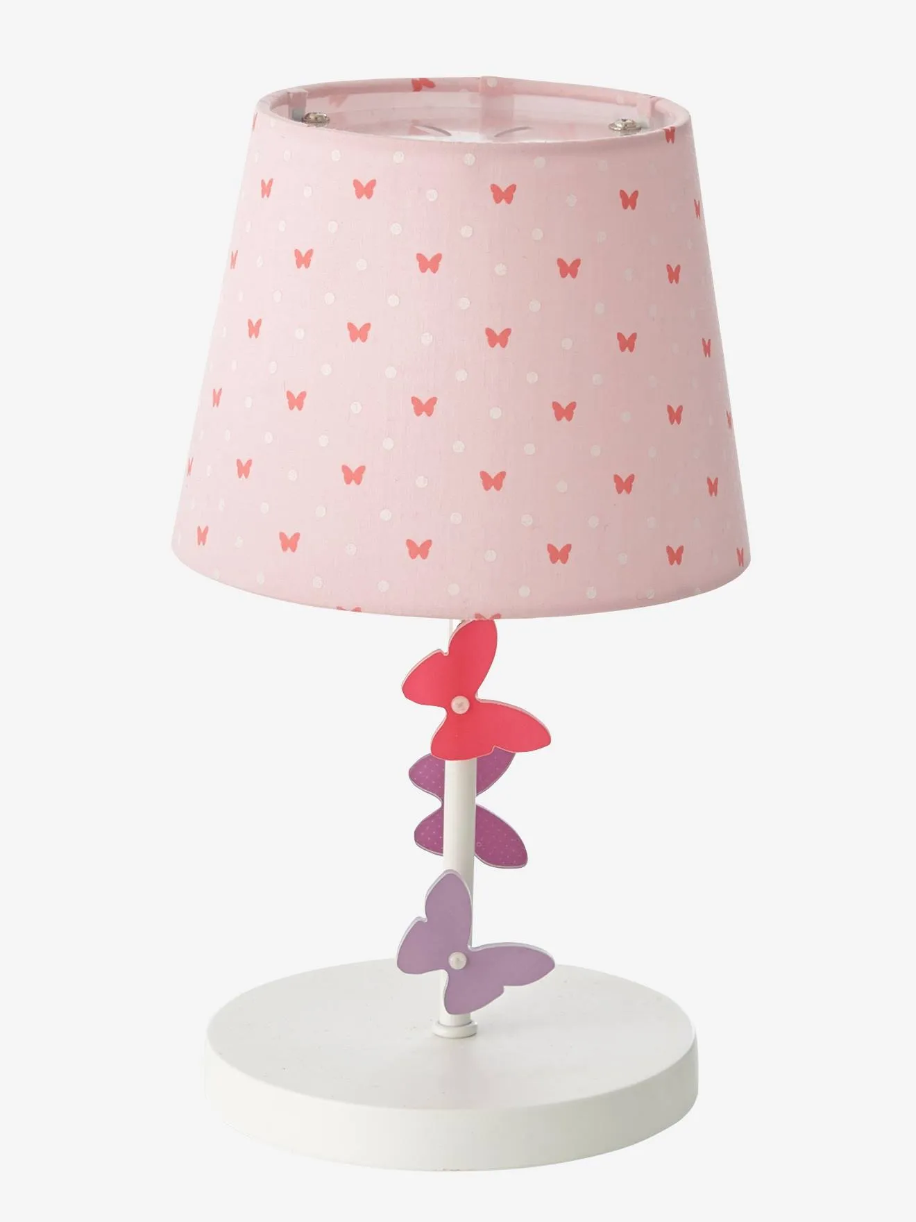 Lampe de chevet Papillons rose - Vertbaudet