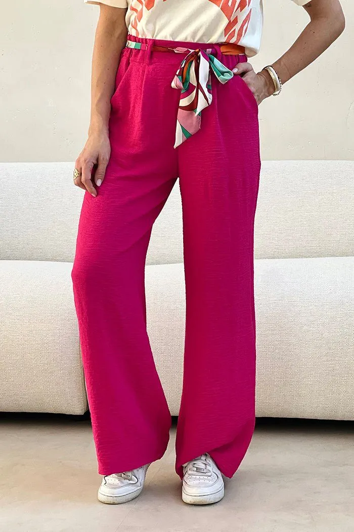 Le pantalon Agnessa fushia