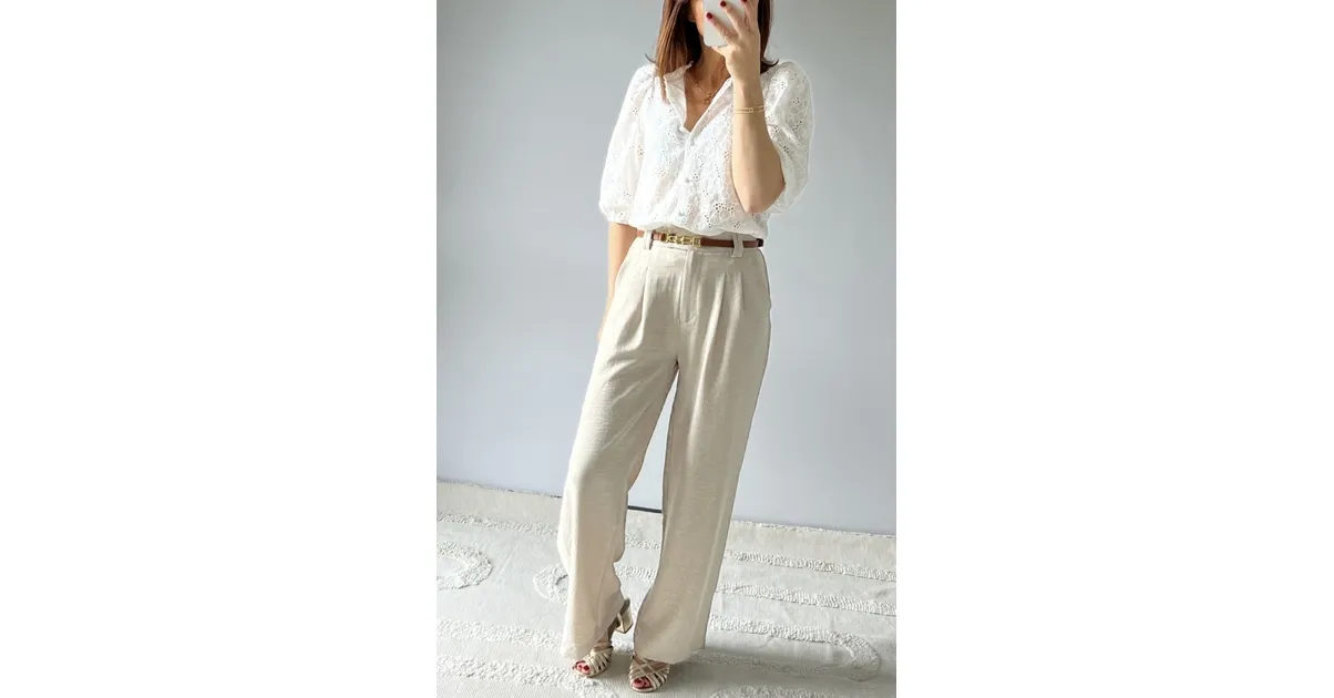 Le pantalon Elouan beige