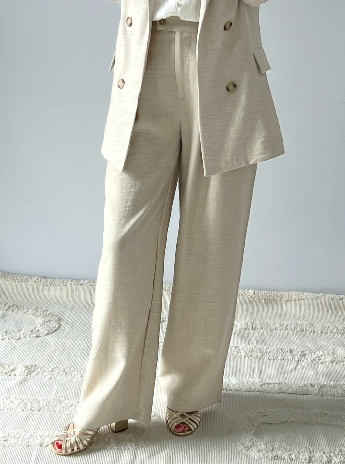 Le pantalon Elouan beige